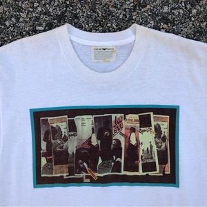 Rare 1993 Emporio Armani Beverly Hills Opening Event No.9 Legends Cover Tee